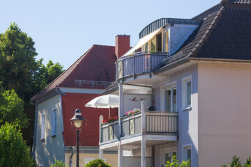Wohngebäude , Stralsund, Mecklenburg-Vorpommern, Deutschland