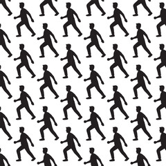 Older people exercising illustration 
