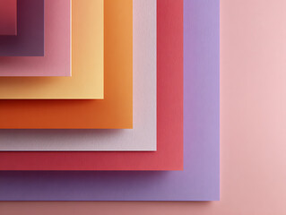 Soft pastel color palette stacked abstract background