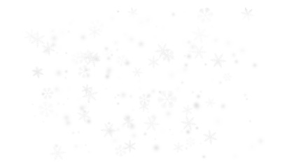 Isolated snowflakes and soft white rounds for design