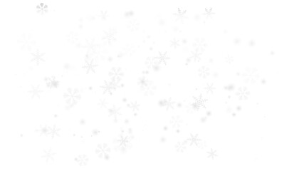 Winter snow particles and frosty elements PNG overlay