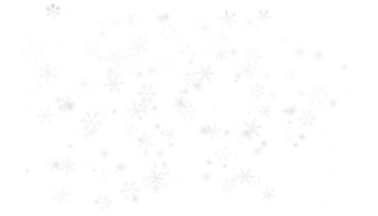 Winter snow particles and frosty elements PNG overlay