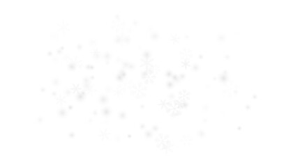 Winter snow particles and frosty elements PNG overlay