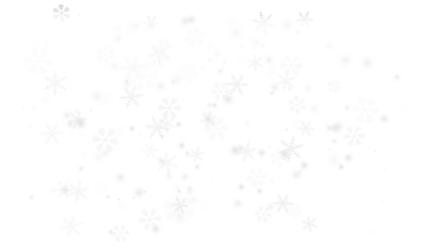 Winter snow particles and frosty elements PNG overlay