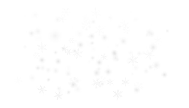 Winter snow particles and frosty elements PNG overlay