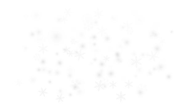 Winter snow particles and frosty elements PNG overlay