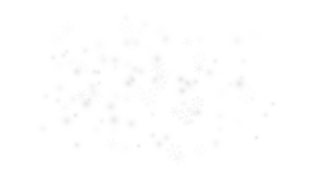 Winter snow particles and frosty elements PNG overlay