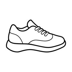 sport shoes vector illustration