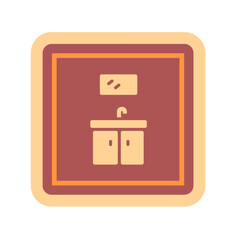 kitchen with sink icon