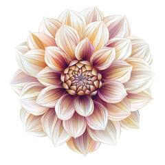 Fototapeta premium a dahlia flower