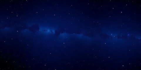 Obraz premium Deep navy blue backdrop, scattered stars, cosmic dust, constellation, stellar