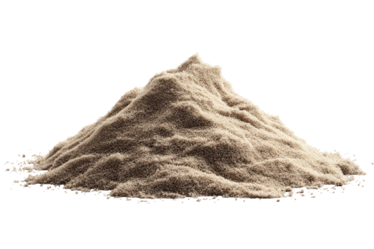 A mound of light beige sand (1)