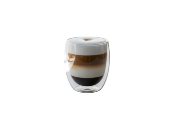 A steaming cup of coffee in white placed on the table
