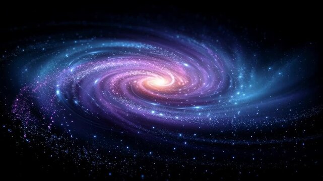 Stunning spiral galaxy captivating the cosmos with vibrant colors and intricate patterns
