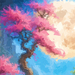 Obraz premium Various oil paintings, flowers, lakes, waterfalls, landscapes, roses, peonies, butterflies, peacocks