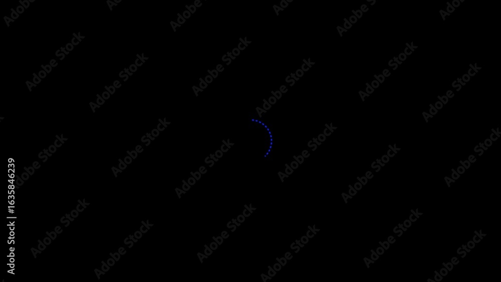 Poster dots, circle and animation icon for loading with waiting, slow connection and problem for online gli