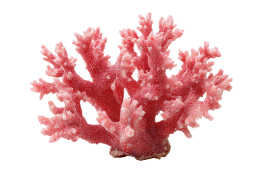 Isolated pink coral