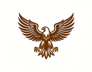 Majestic eagle in flight