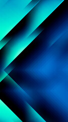 Abstract blue background with dynamic turquoise and cyan light streaks modern geometric texture