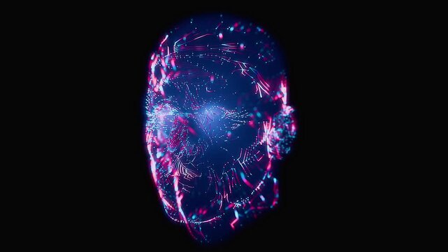 AI artificial intelligence head face man