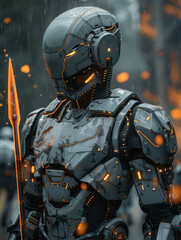 Fototapeta premium Futuristic Mythology