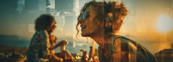 Summer picnic gathering captures joyful moments and connections among friends