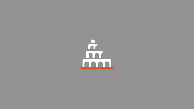 vector illustration of a tower