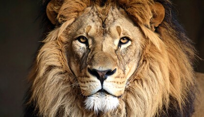 Fototapeta premium Majestic lion portrait