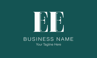 EE E ee initial logo | initial based abstract modern minimal creative logo, vector template image. luxury logotype logo, real estate homie logo. typography logo. initials logo