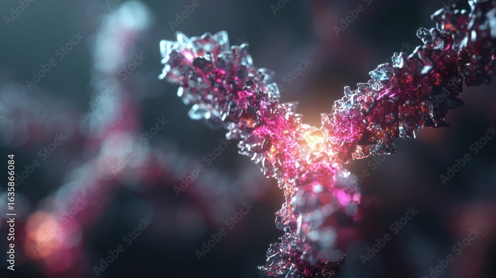 Poster dynamic 3d visualization of antibodyvirus interaction highlighting the neutralization process with s