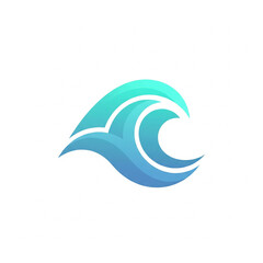 Abstract Fluid Wave Logo