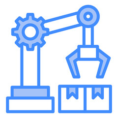 Industrial Robot Icon