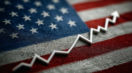Fototapeta premium Analysis of recent trends in u.seconomic growth and its implications for future development