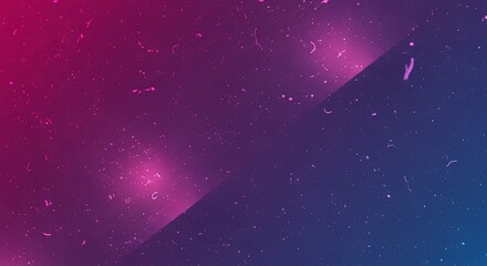 Abstract background with pink and blue gradient and glowing particles, perfect for futuristic or festive designs