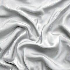 Obraz premium Smooth, draped, light gray fabric folds