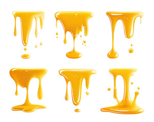 Dripping honey illustrations