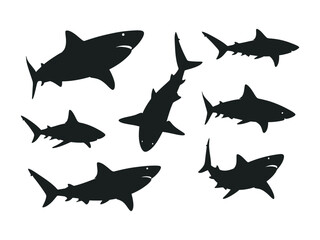 Shark Silhouettes Collection