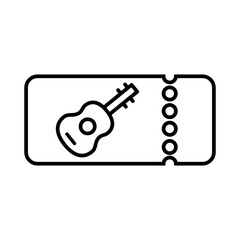 Ticket vector icon. Card illustration sign. Seat symbol. Coupon logo. Subscription web icon. ducket design for web.