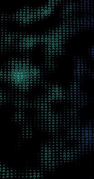 Screen moving. Loop. 4K Vertical