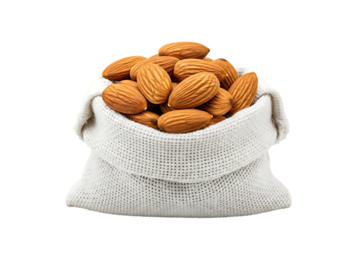 almonds in a bag