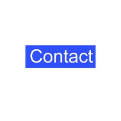 Contact written on blue rectangle shape 