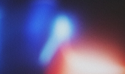 Colorful red and blue color gradient background. Bluer Grainy vibrant poster noise texture banner,...