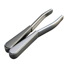 Obraz premium 3d medical forceps isolated on transparent background