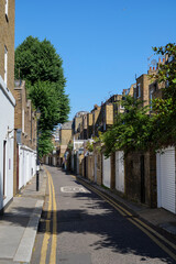 London - 06 22 2022: View of Stewart's Grove