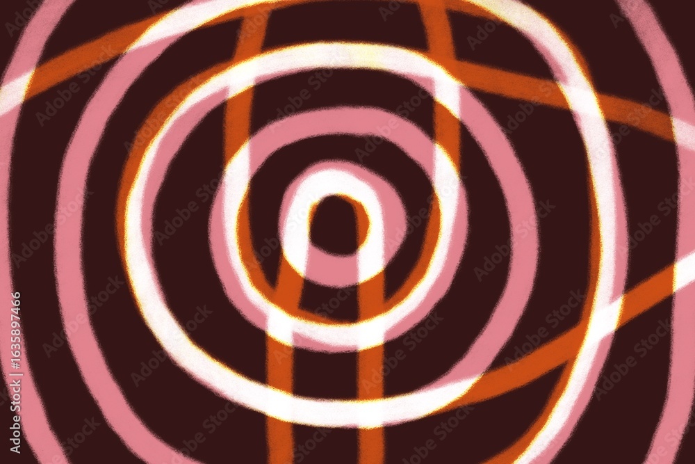 Poster colorful spiral patterns create a vibrant, abstract design for artistic expression in modern visuals
