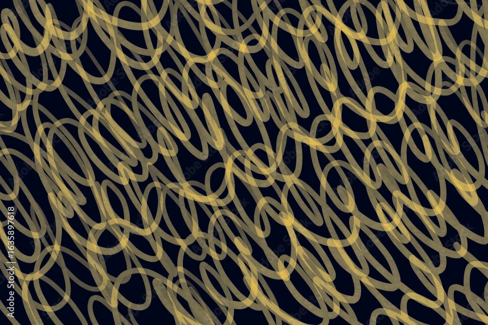 Poster abstract golden lines create a dynamic pattern on a dark background capturing movement and energy