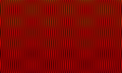 Optical illusion grid pattern with red glowing stripes, abstract geometric texture and vertical line wave effect, futuristic digital background for creative modern projects