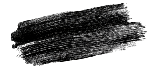 Dark, textured brushstroke