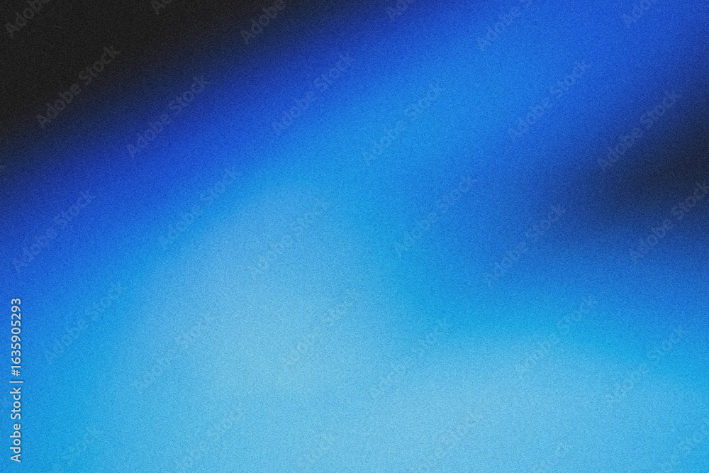 Aufkleber light blue grainy dust gradient background, blurry color flow with noise texture. digital grain soft