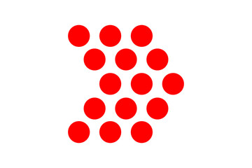 Red dot arrow transparent background png